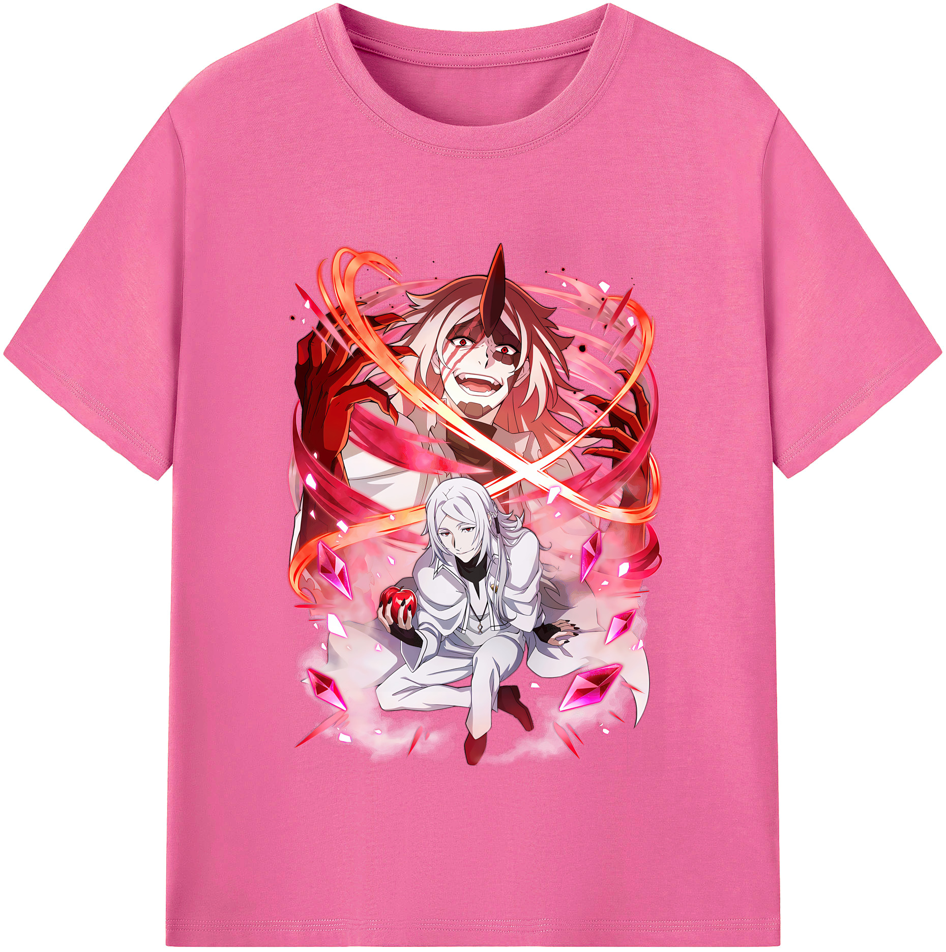 （画像用） 文豪ストレイドッグス Bungo Stray Dogs レディースカジュアルプリントTシャツ（綿100％）
